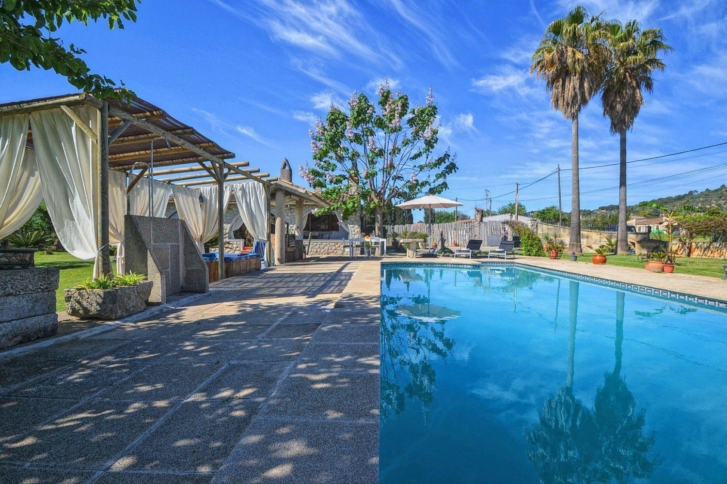 Gemuetliches Mit Panoramablick, Pool Und Whirlpool Ferienhaus Selva (Mallorca)
