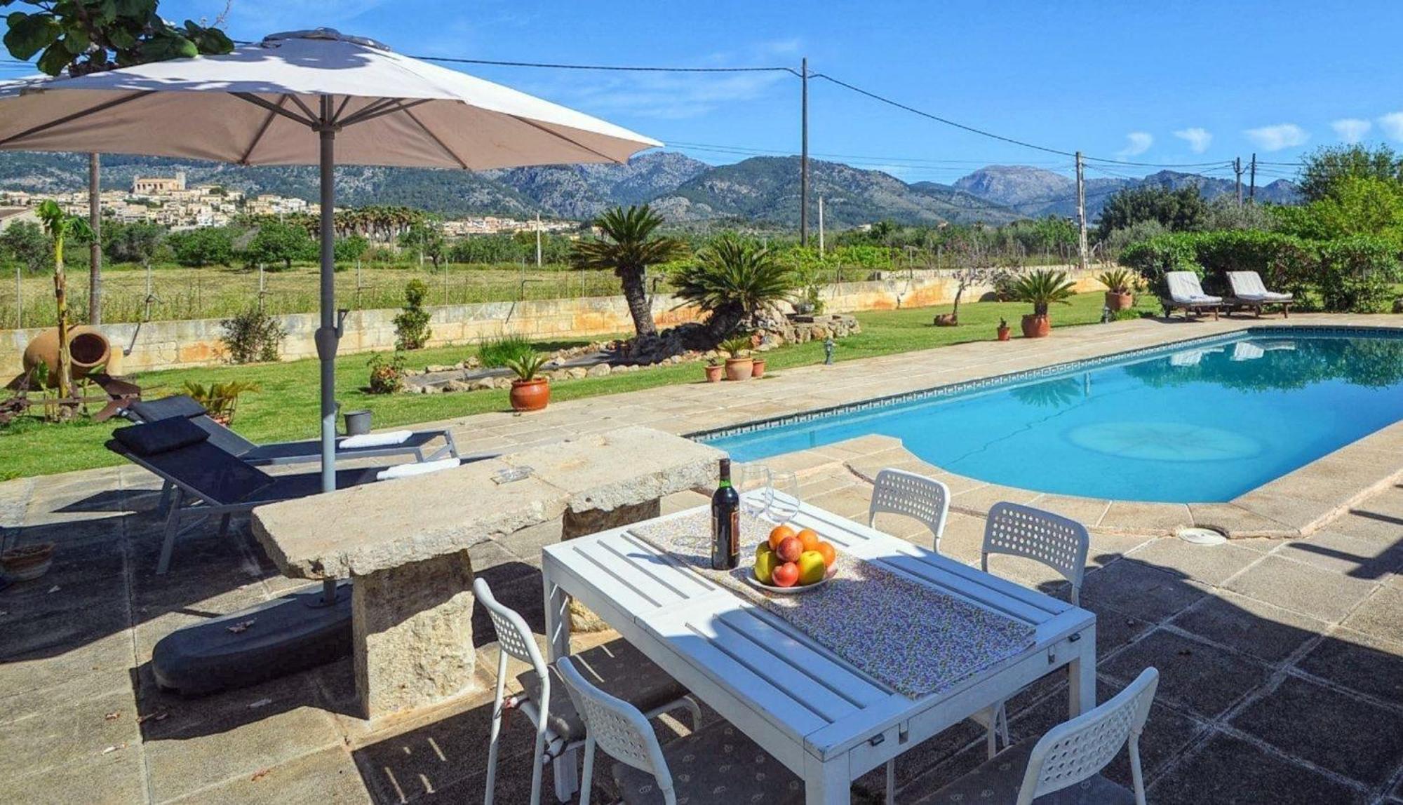 Gemuetliches Mit Panoramablick, Pool Und Whirlpool Selva (Mallorca)